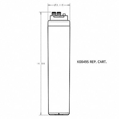 Filter Cartridge 2 gpm Flow Rate