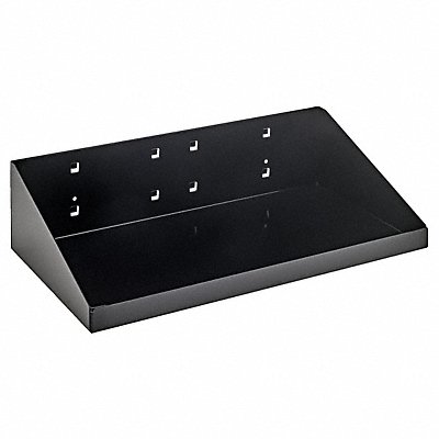 Pegboard Shelf 100lb 10 D 3 H 12 W Black