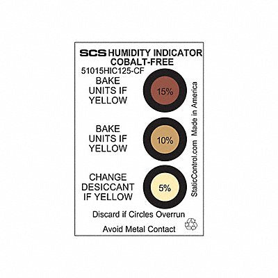 Humidity Exposure Card PK125