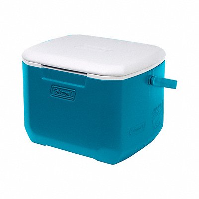 Personal Cooler 16 qt Plastic Blue/White