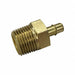 Mini Barb Fitting 1-15/32 Brass Beaded