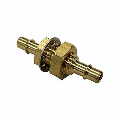 Mini Barb Fitting 25/32 Brass Beaded