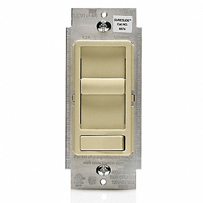 Dimmer 1-Pole/3-Way 120VAC Ivory