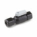 Ball Valve 3/8 x 3/8 Blk Poly