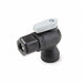 Ball Valve 3/8 x 3/8 NPTF Blk Poly