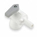 Valve Barbed Female Elbow 1/4 Wht Poly 