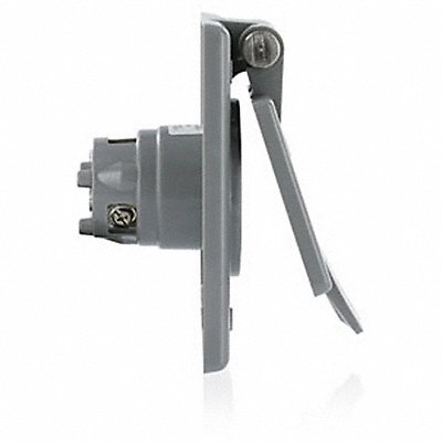 Flanged Receptacle Gray 20 A Rect 5-20P