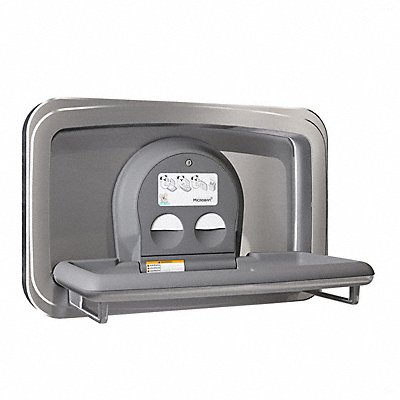 Changing Station Silver 41 1/2 in W