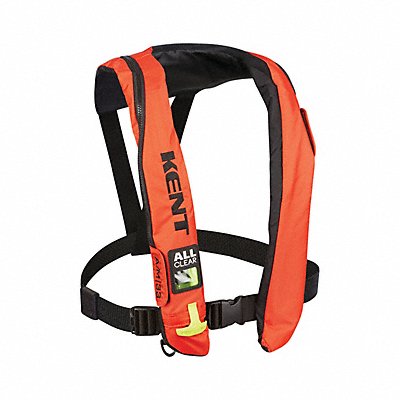 Life Jacket Belt Buckle Zipper Orange