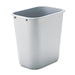 WASTEBASKET,PLAS,15H,GY