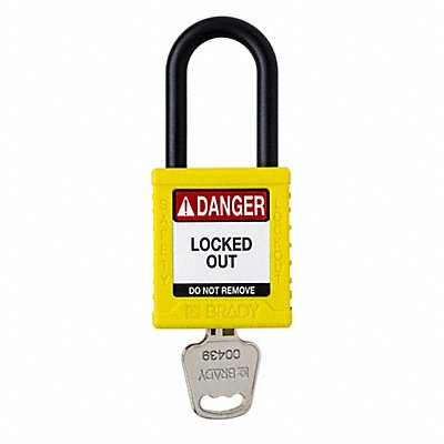 Padlock 6 Pins Yellow