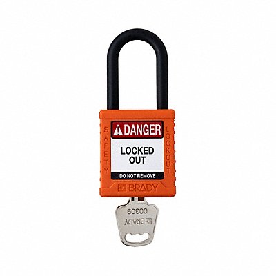 Padlock 6 Pins Orange