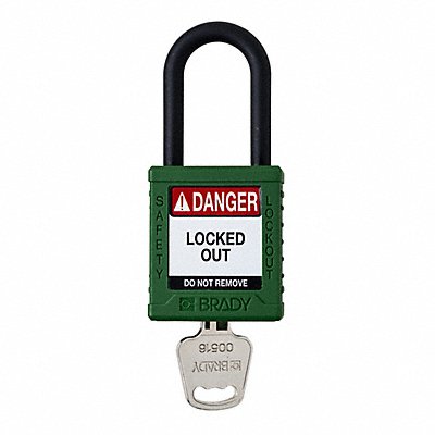 Padlock 6 Pins Green