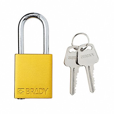 K7937 Padlock 6 Pins Yellow