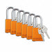 K7938 Padlock 6 Pins Orange PK6