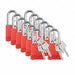 Padlock 6 Pins Red PK12