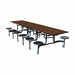 Mobile Stool Table 12 Seats Rectangle