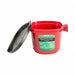 Paint Pail Plastic Red