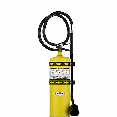 Fire Extinguisher Steel Yellow D