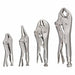 Locking Plier Sets Plain Grip 4 Pcs