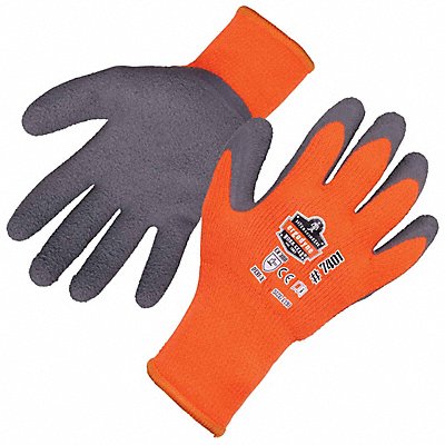 Thermal Coated Glove L Orange PR