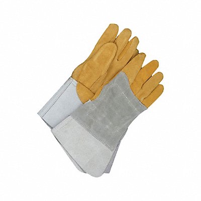 Welding Gloves Gray Yellow M PR