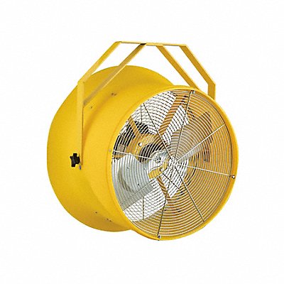 Fan High Output 1725 RPM Yellow 22 in.