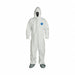 D2199 Hooded Coverall 4XL Wht Tyvek(R) 400 PK6