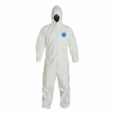 Hooded Coverall 3XL Wht Tyvek(R) 400 PK6