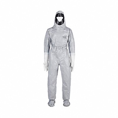 Hooded Coverall M Gray Tychem(R) 6000