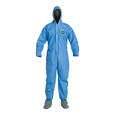 Hooded Coverall 6XL Blue SMS PK25