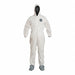 Hooded Coverall 7XL White SMS PK25