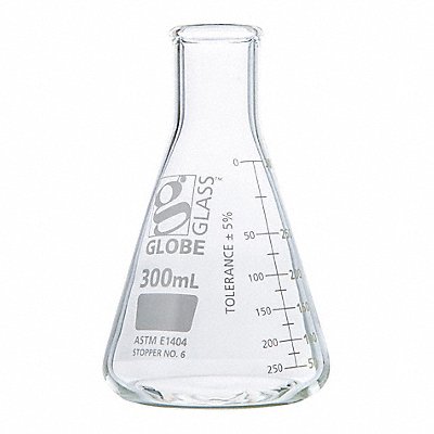 Erlenmeyer Flask 300 mL 144 mm H PK12