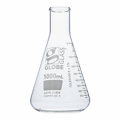 Erlenmeyer Flask 1 L 219 mm H PK6