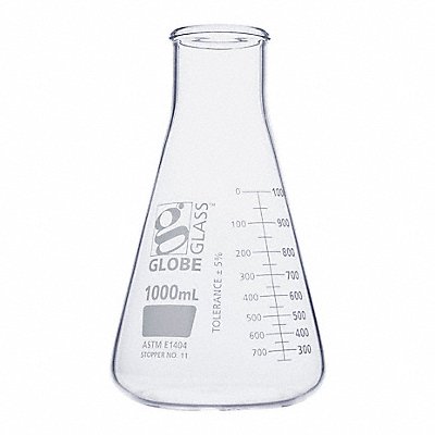 Erlenmeyer Flask 1 L 128 mm H PK6