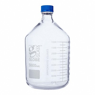 Media Bottle 330 mm H Clear 186 mm Dia