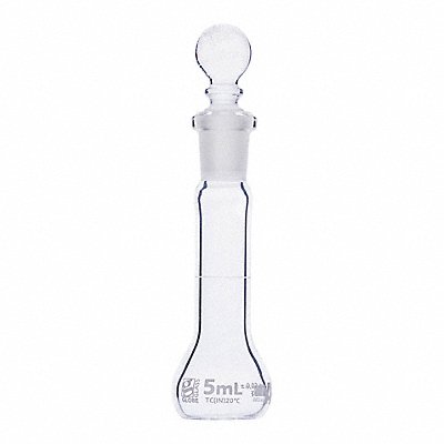 Volumetric Flask 5 mL 70 mm H PK6