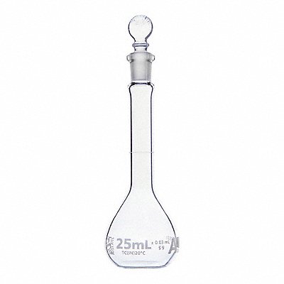 Volumetric Flask 25 mL 11 mm H PK6