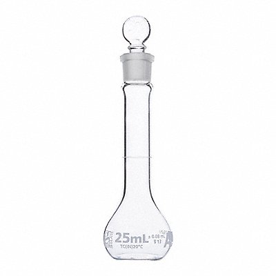 Volumetric Flask 25 mL 110 mm H PK6