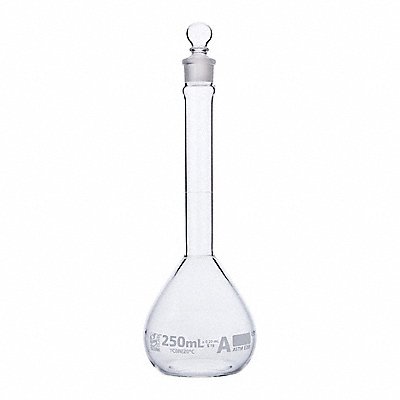 Volumetric Flask 250 mL 225 mm H PK6