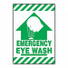 Floor Sign Vertical Rectangle English
