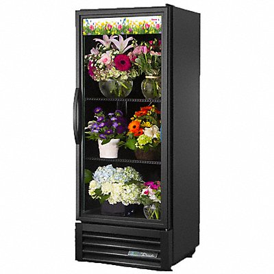 Floral Refrigerator Black 10.2 cu ft