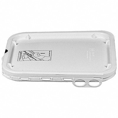 Lid White Plastic 9-5/8 x7-7/8 