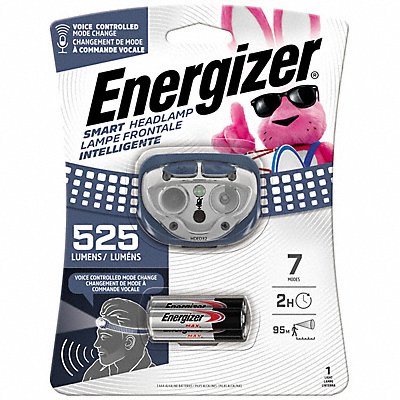 Headlamp w/(3) Batteries White/Blue