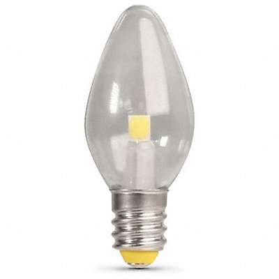 LED 0.6 W C7 Candelabra Screw (E12) PK4