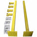 Safety Handrail Steel Yellow 43-5/16 H