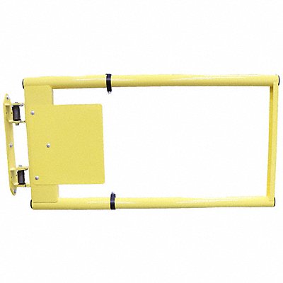 Pedestrian Safety Gate Yellow Steel 24 H