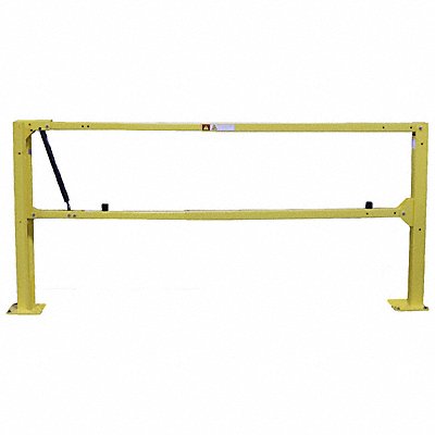 Dock Gate Manual 108 W Concrete Yellow