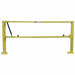 Dock Gate Manual 108 W Concrete Yellow