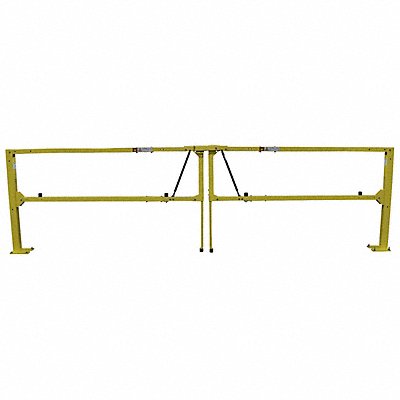 Dock Gate Manual 228 W Concrete Yellow